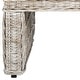 preview thumbnail 5 of 4, SAFAVIEH Shila White Washed Rattan Table - 31.5" x 31.5" x 17.6"