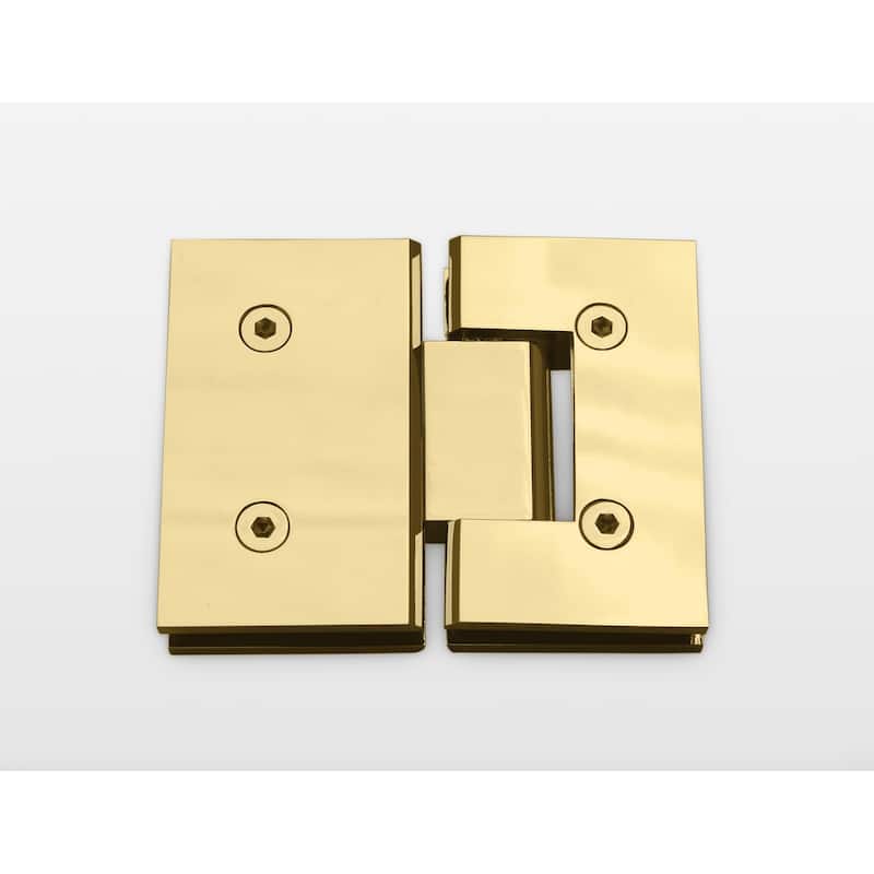 Glass Warehouse 78" x 60" x 34" Frameless 90 Degree Shower Enclosure - Glass Hinge