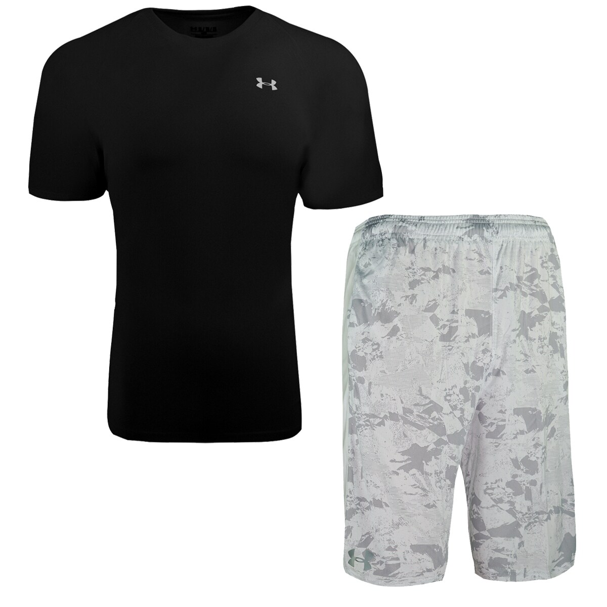Mens under armour short sets Clearance