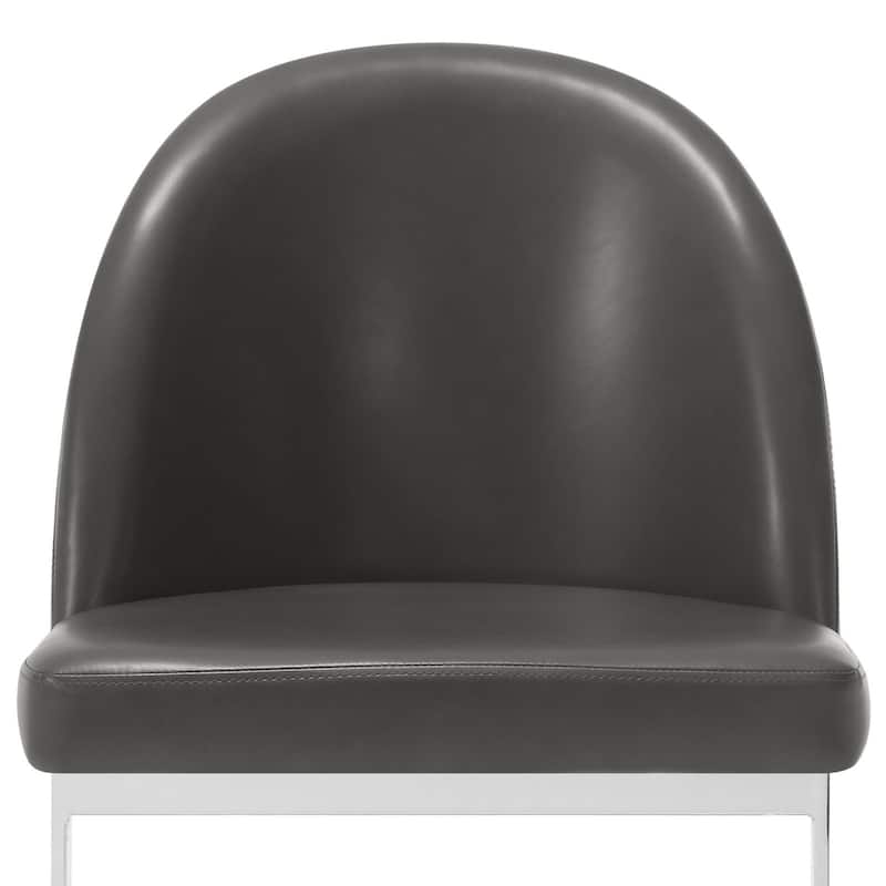 26" Upholstered Counter Stool/ Bar Stools with Metal Legs - 38.8"H x 17.9"W x 20.9"D