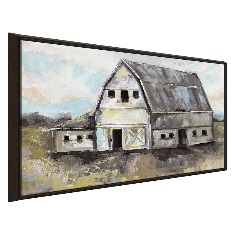 "Tranquil Barn" Print on Floating Canvas
