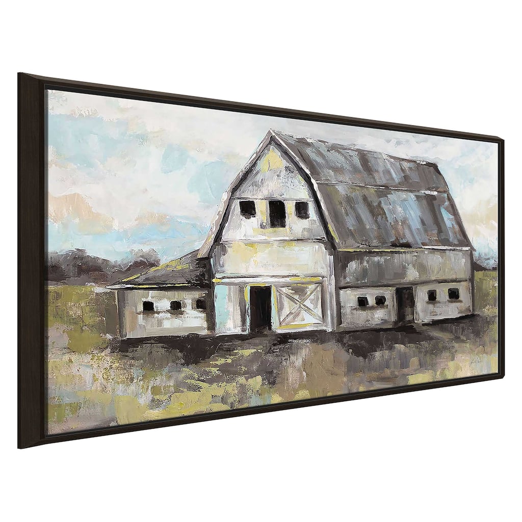 "Tranquil Barn" Print on Floating Canvas