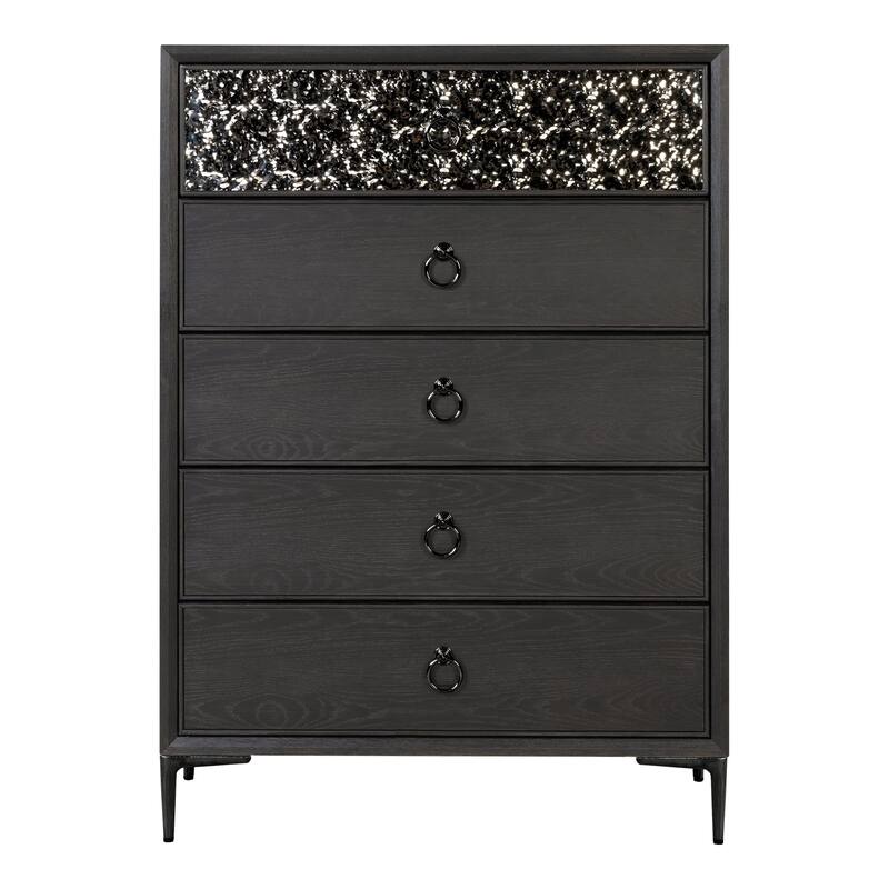 Furniture of America Fable Modern Solid Wood 5-Drawer Chest