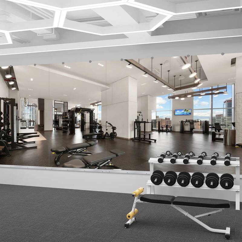 Wall Mirror Home Gym Mirror Dance Studio Mirror Tempered Glass Mirror