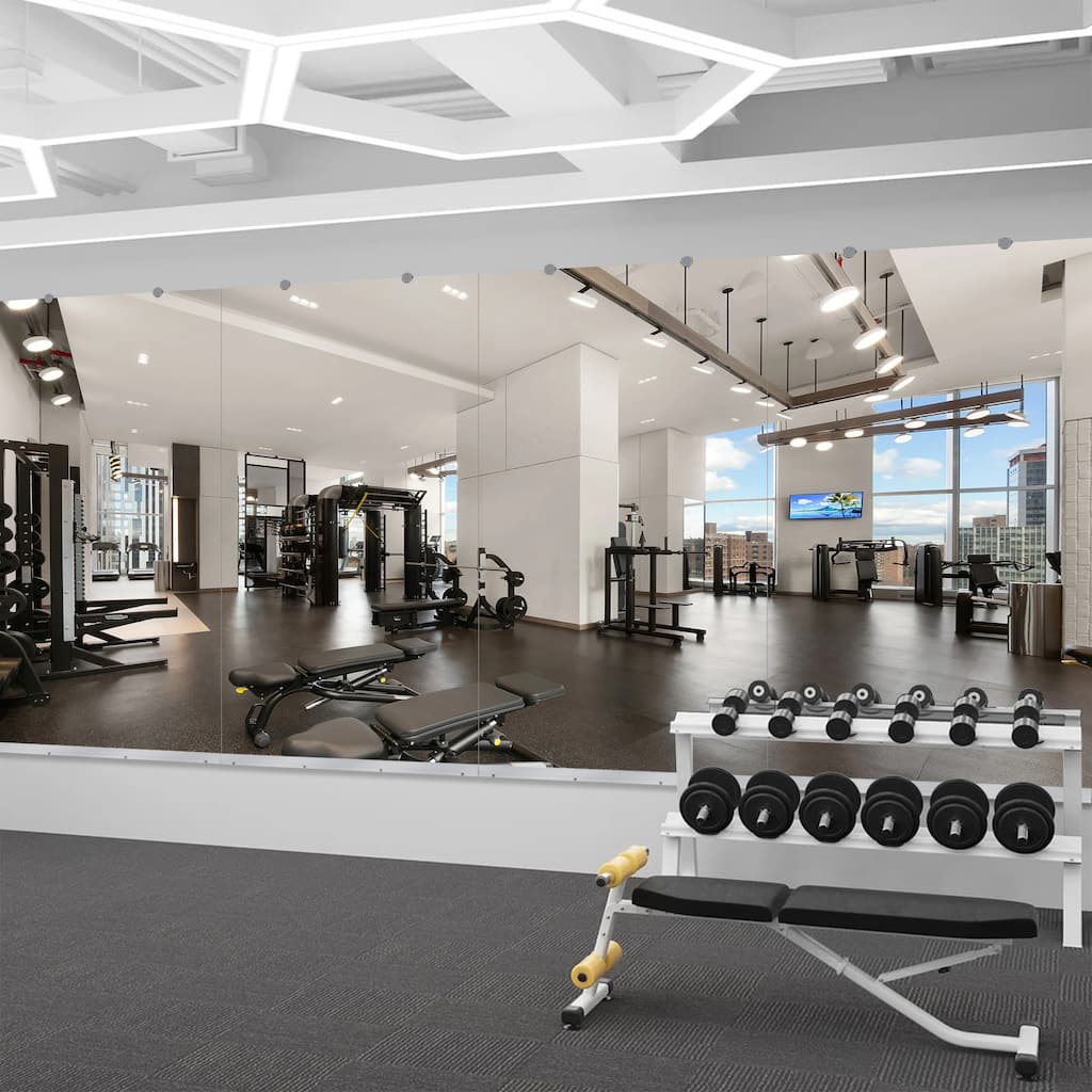 Wall Mirror Home Gym Mirror Dance Studio Mirror Tempered Glass Mirror