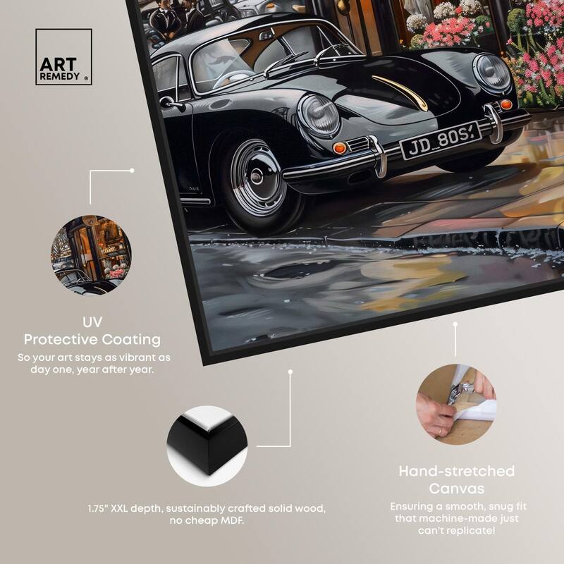 A View of London from the Car Canvas by Art Remedy
