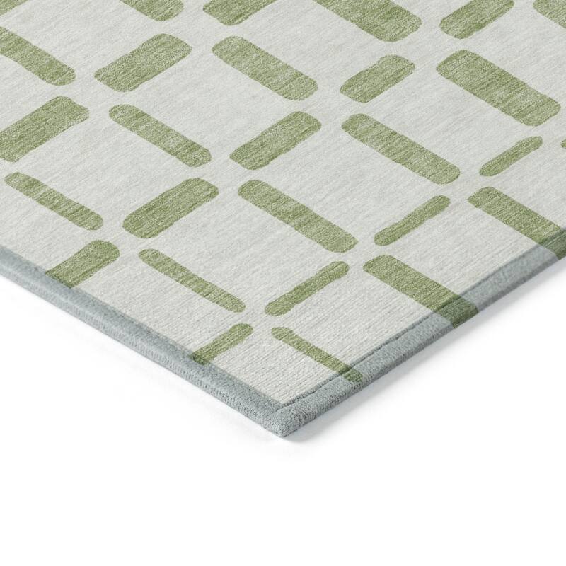 HomeRoots Geometric Transitional Rectangle Outdoor Rug