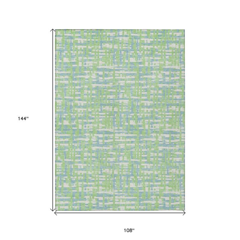 HomeRoots Abstract Transitional Rectangle Outdoor Rug