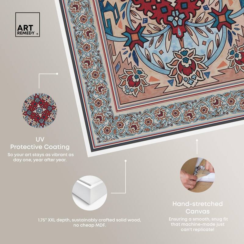 Ornamental bloom Canvas by Art Remedy