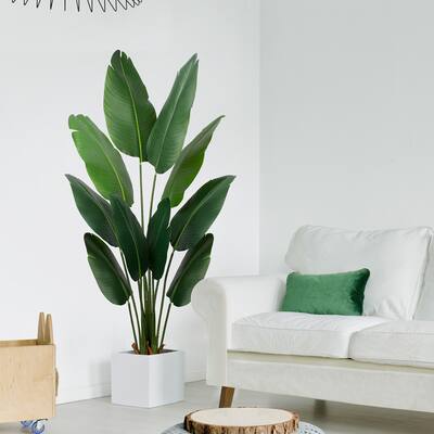 5 ft. Tall Artificial Banana Leaf Tree Plant
