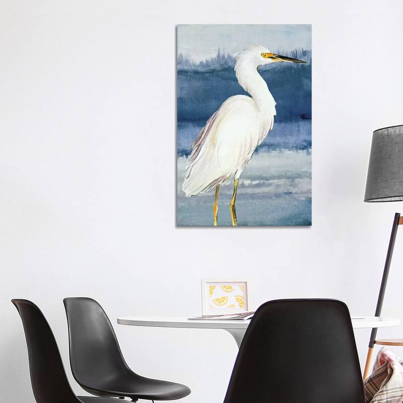 iCanvas "Heron on Blue II" by Lanie Loreth Canvas Print - 40x26x1.5