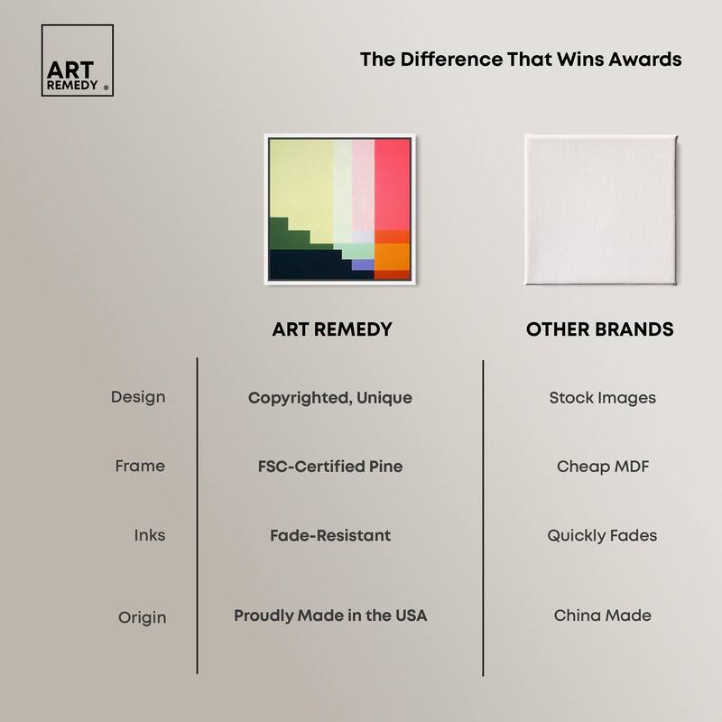Rectilinear Rhapsody III Canvas by Art Remedy