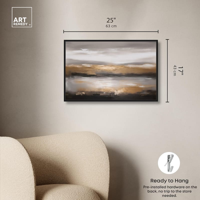 Dust and Gold Canvas by Art Remedy