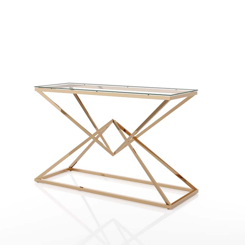 Stola Modern 47-inch Glass Top Sofa Table by Furniture of America