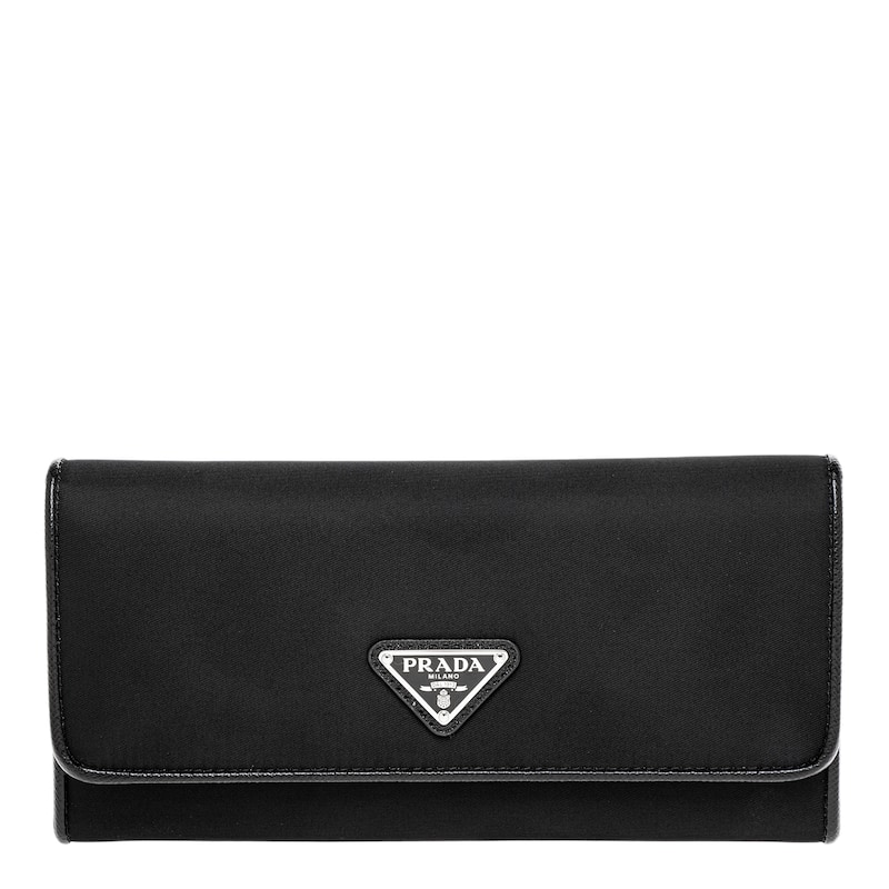 Prada Continental Wallet - Black