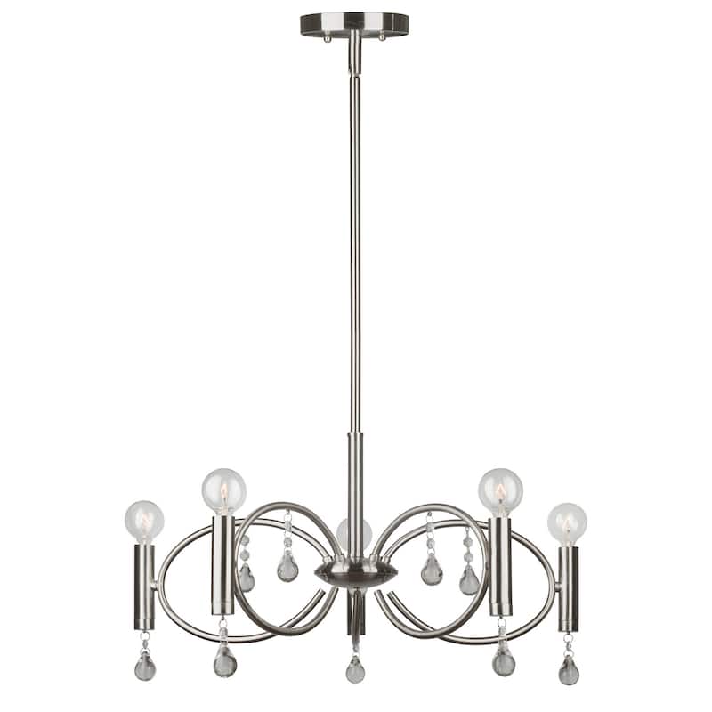 Forte Lighting 5 Light 22" Wide Chandelier