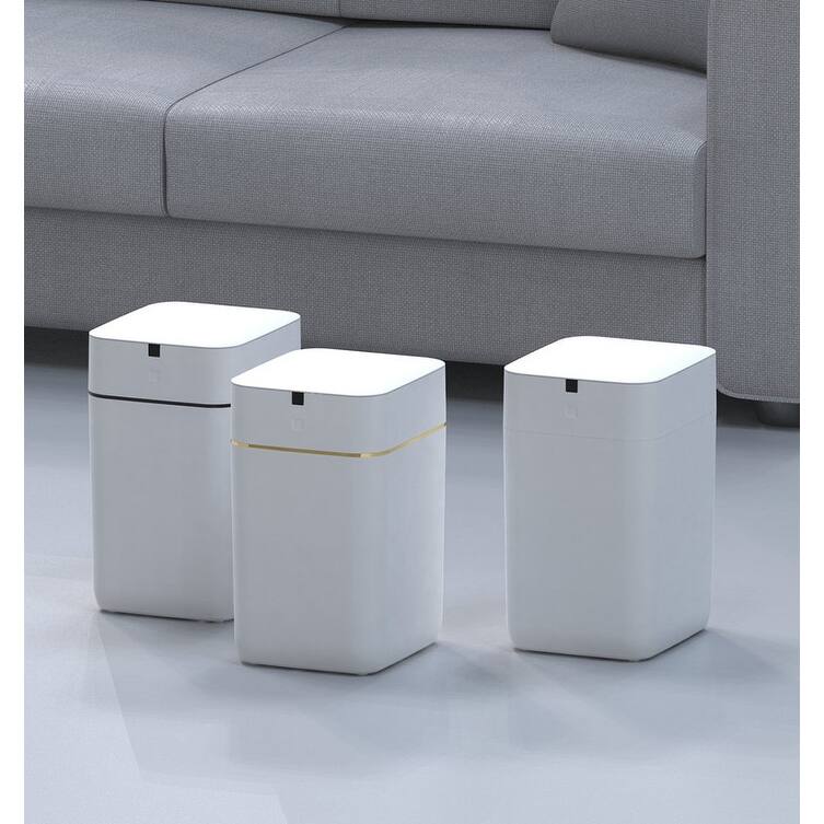 Automatic Trash Can, 4Gallon SelfSealing, SelfReplacing Smart Trash