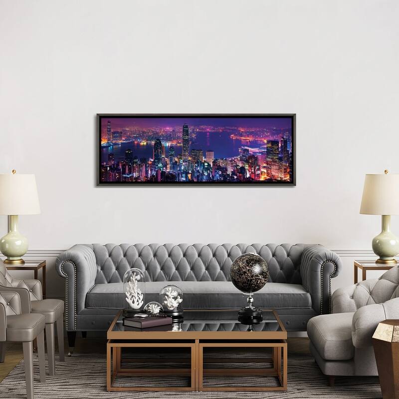 iCanvas "Hong Kong Special View" by Marco Carmassi Framed