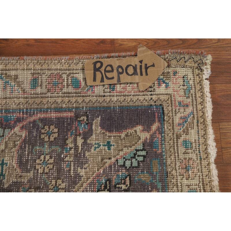 Medallion Tabriz Persian Area Rug Handmade Wool Carpet - 8'0" x 10'7"