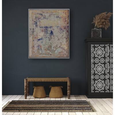 John Beard Collection's "Vintage Abstract" on Giclee Canvas Hand Embellished Art