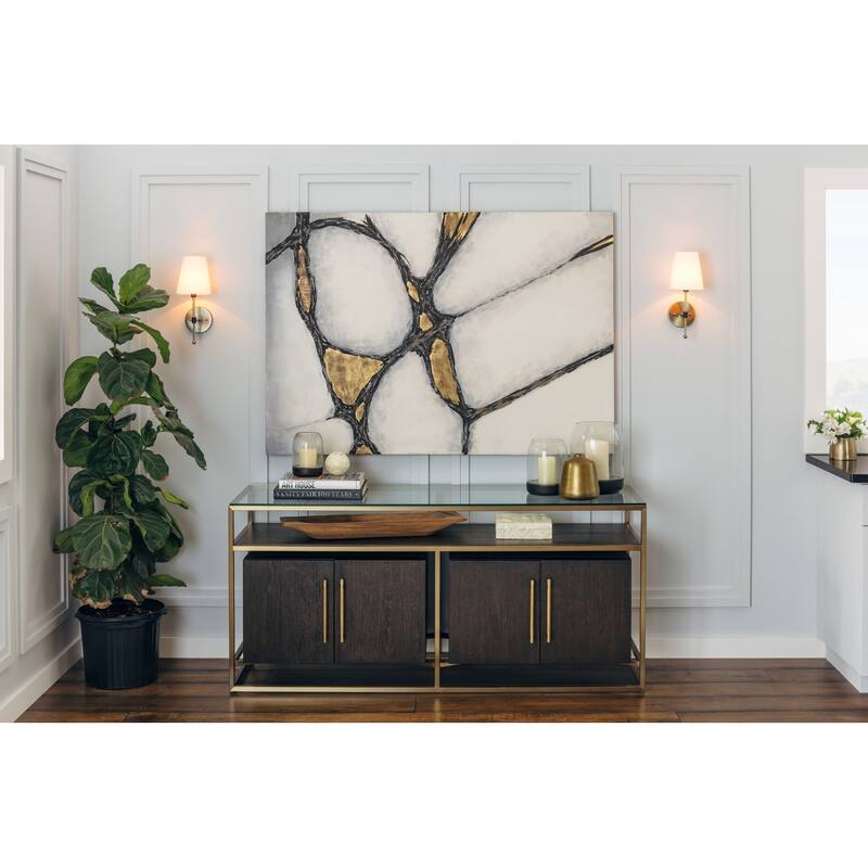 Uttermost Dough Tray 30" Wide Iron and Wood Decorative Tray