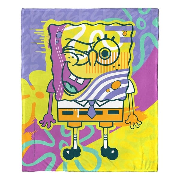 slide 2 of 62, Nickelodeon Spongebob Squarepants Silk Touch Throw Blanket