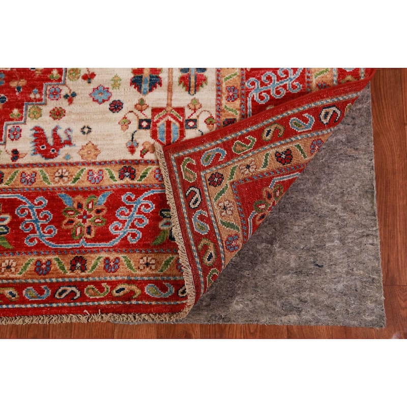 Vegetable Dye Ziegler Area Rug Handmade Oriental Wool Carpet - 6'7"x 9'9"
