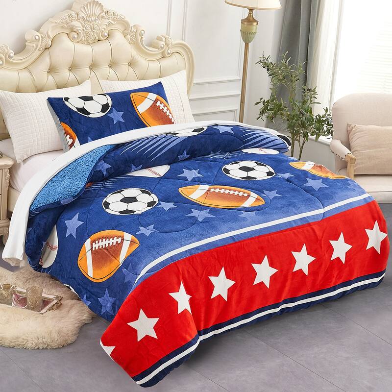 Unicorn Flamingo Kids Comforter Set Best Gift