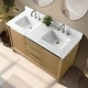 preview thumbnail 5 of 177, Vanity Art Bathroom Vanity with Ceramic Sink and Engineered Marble Top