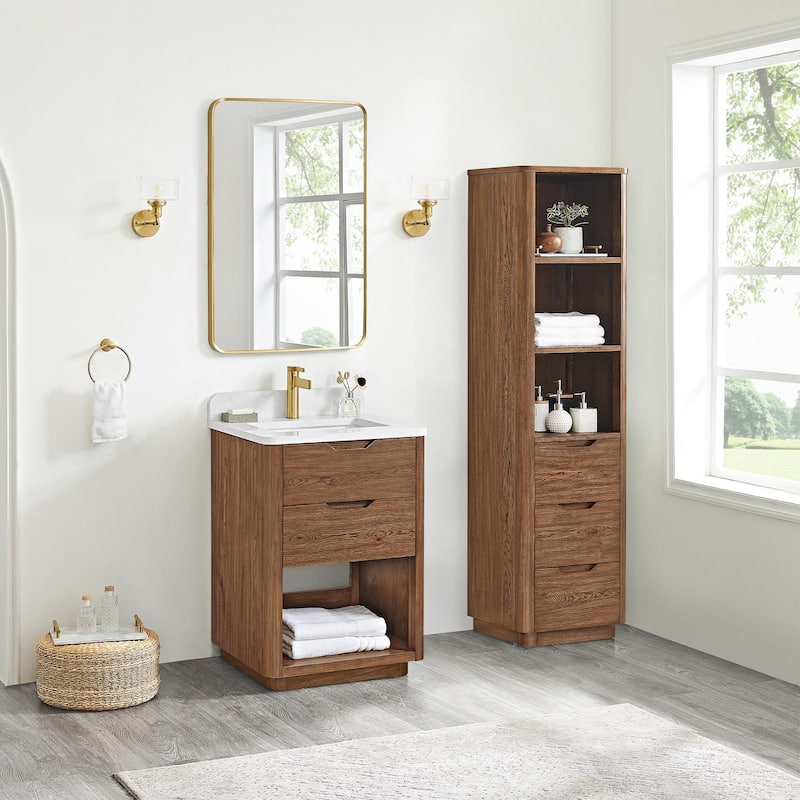 Miseno MV-HARB24-GW Harbin 24" Free Standing Single Basin Vanity Set