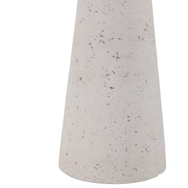 Pottery Taper Holder Cylindrical Top and Conical Base Design for Home