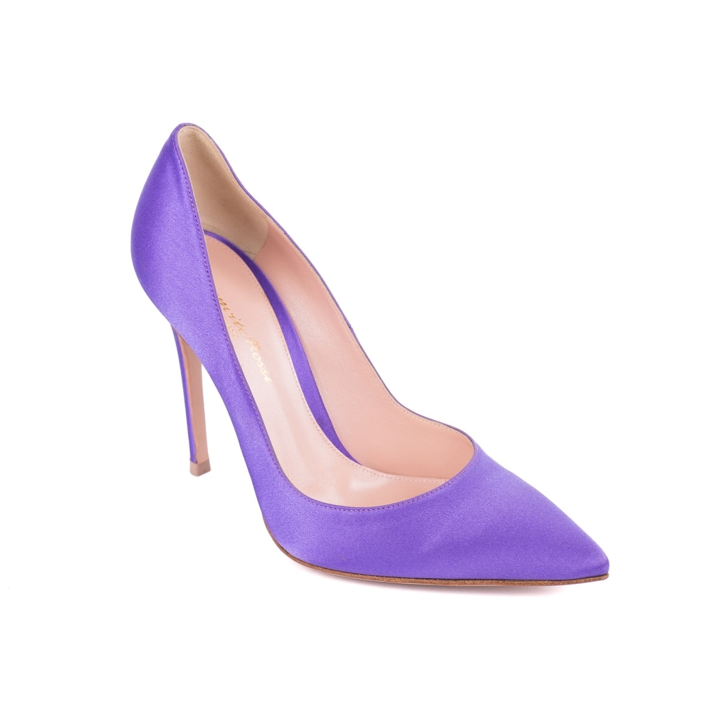 gianvito rossi purple pumps