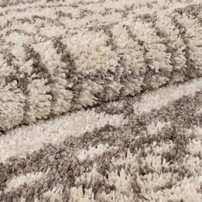 Well Woven Cabana Lyle Modern Tribal Shag Area Rug