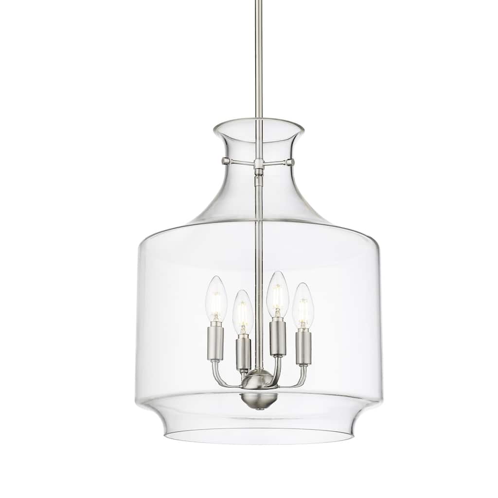 Millennium Lighting 22804 Mahannah 4 Light 15" Wide Taper Candle