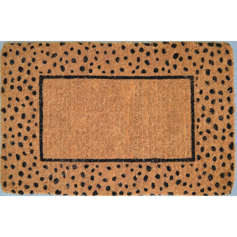 Cheetah Print Outdoor Door Mat - 30 x 20