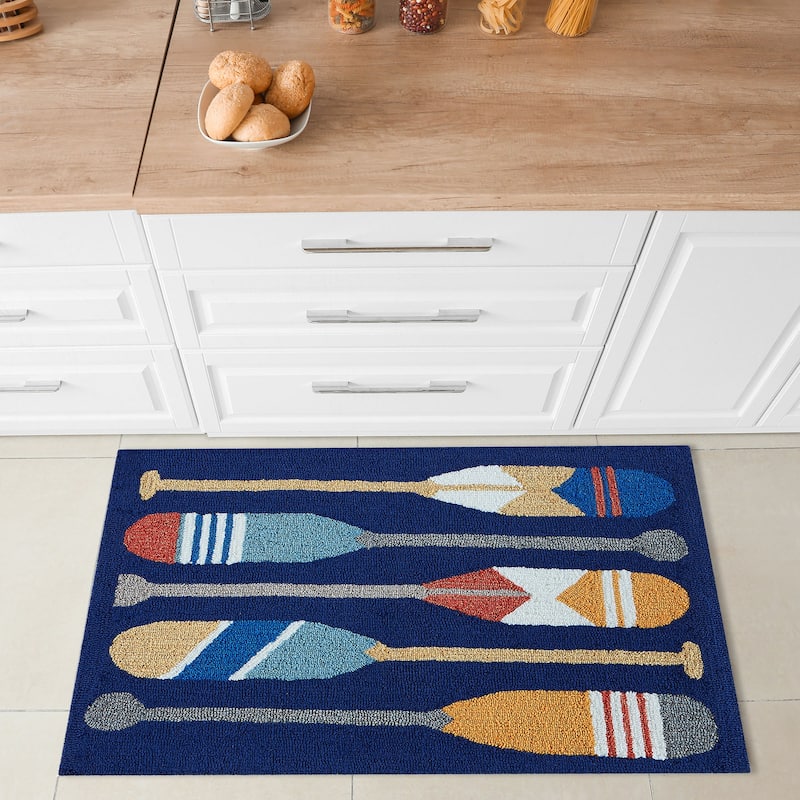 Liora Manne Frontporch Paddles Indoor/Outdoor Rug