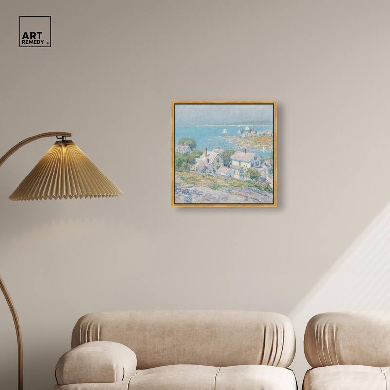 Hassam New England Headlands Canvas by Art Remedy