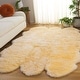 preview thumbnail 103 of 201, SAFAVIEH Handmade Natural Sheepskin Leanca 3.4-inch Thick Rug