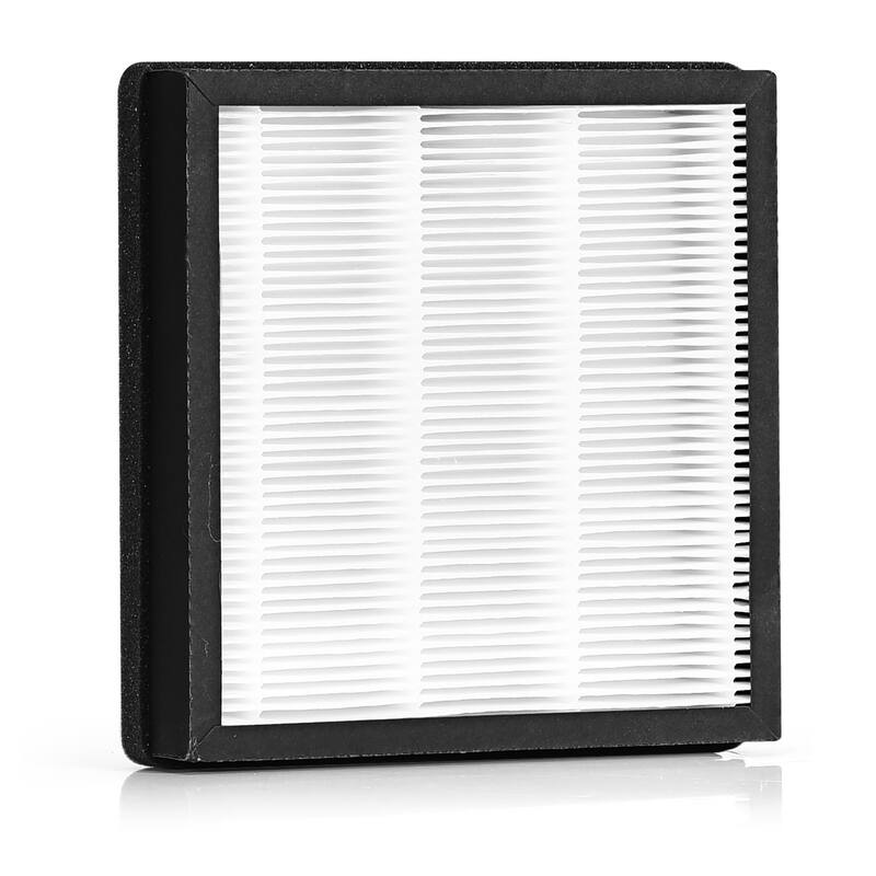 Costway Air Purifier Replacement Filter Active Carbon True HEPA Filter - Black/White - See Details - Black/White