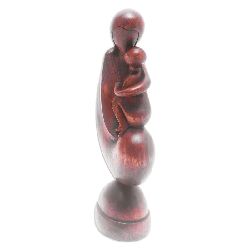 Novica Handmade Beloved Child Wood Sculpture