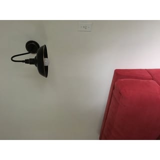 Shop Y-Decor Lora 1 Light Outdoor Wall Lighting in Black ...