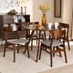 preview thumbnail 16 of 16, Philip Mid-Century Modern Transitional 5-Piece Dining Set