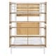 preview thumbnail 53 of 53, Metal Bunk Bed with Bedside Storage Bookcase, Twin Over Twin/Full Over Full Convertible Bunk Bedframe with Ladder and Guardrail