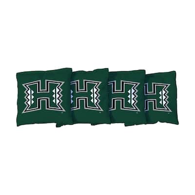 Hawaii Manoa Rainbow Warriors Green Cornhole Bags