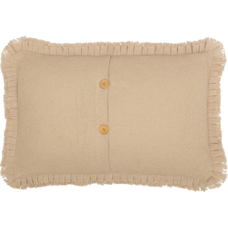 Farmhouse Bedding VHC Cotton Burlap 14x22 Pillow Solid Color (Pillow Cover, Pillow Insert)
