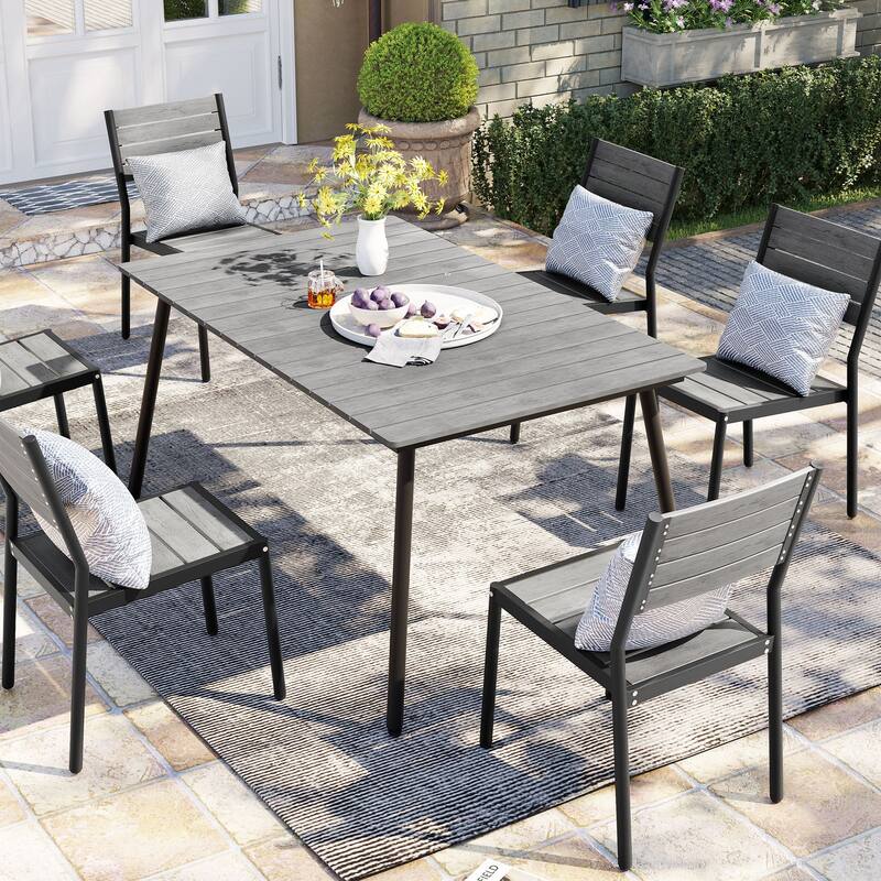 Pellebant 7 piece Outdoor Patio Dining Set