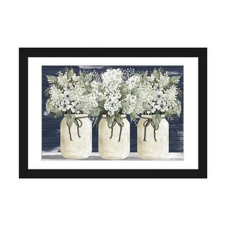 iCanvas "White Floral Trio" by Cindy Jacobs - Bed Bath & Beyond - 37330784