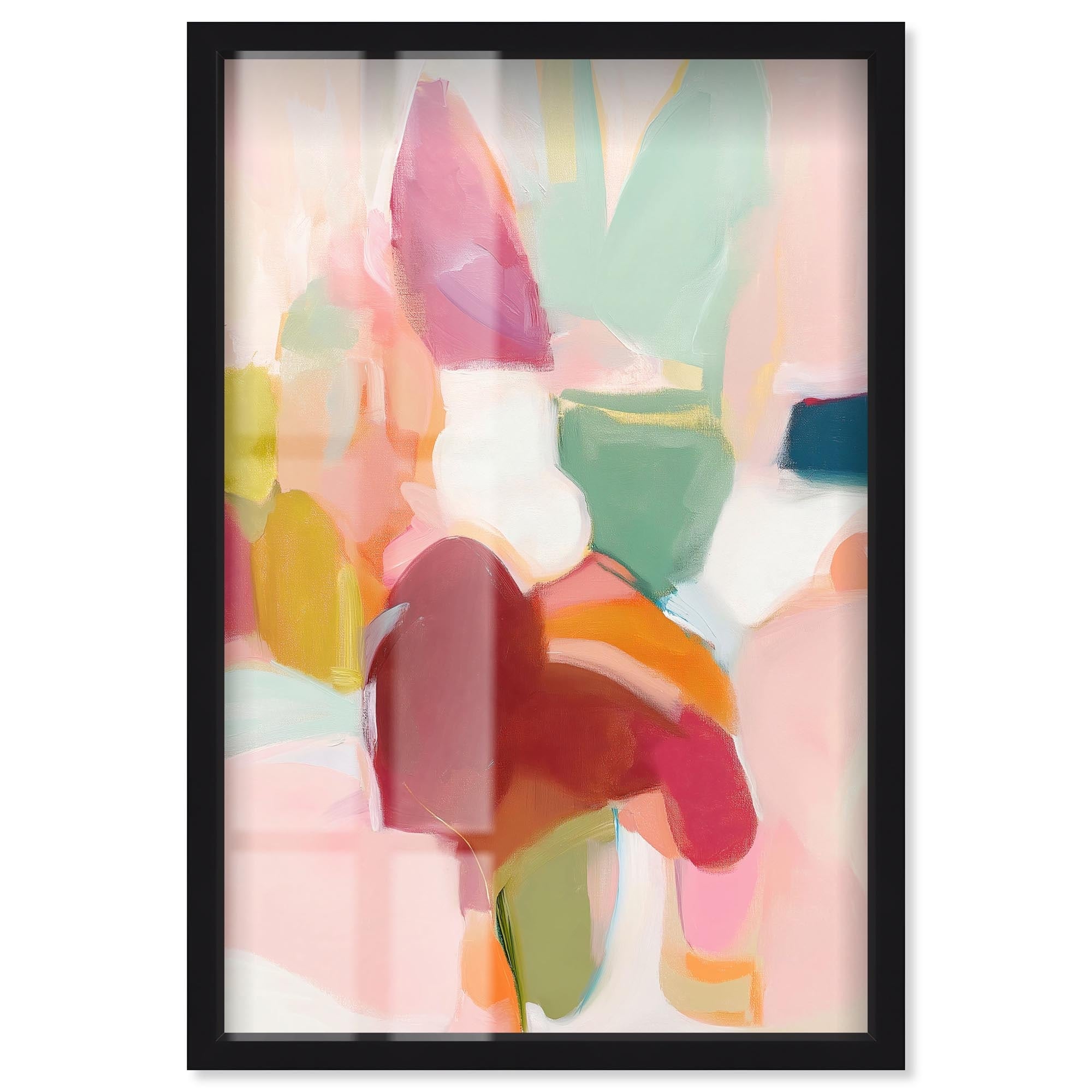 Happy Mess I Modern Decor Shadowbox Print by Art Remedy