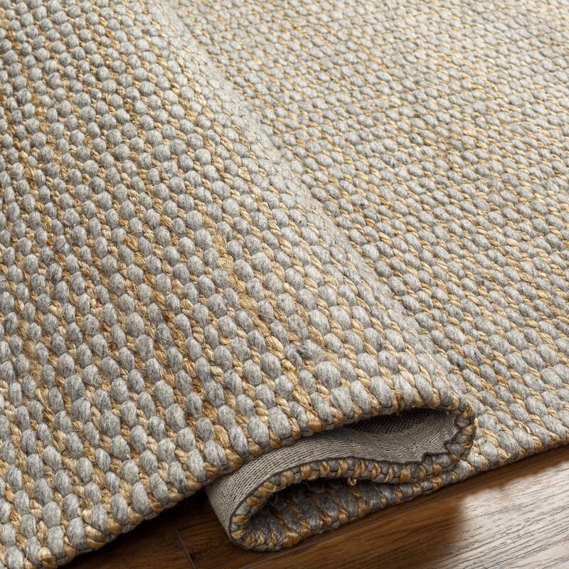 Livabliss Priya Handmade Jute & Wool Blend Area Rug