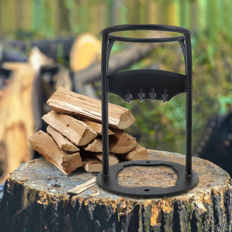 Portable Manual Kindling Splitter, Safe Firewood Cutter for Fireplace Home Camping